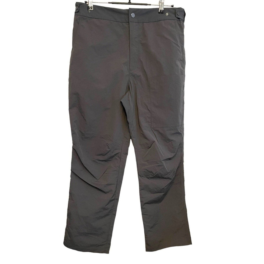 NWT Dept. Anonym‎ Nylon Tech Performance Pants Men Size Large Gray Outdoor Ankle